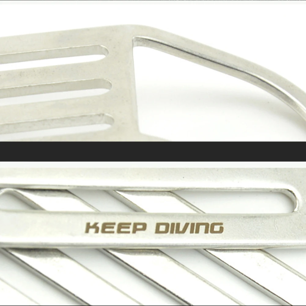 Keeper Scuba Diving Ring Snorkeling Accessories Weight Belt 3.8 Inch*1.5 Inch 316 Stainless Steel Replacement Silver