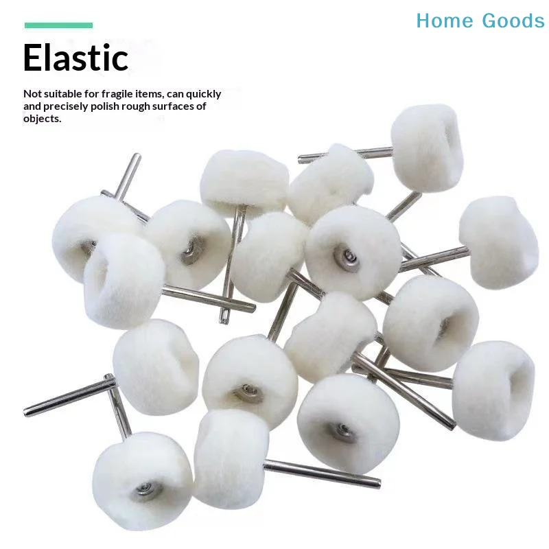 preferred10Pcs Mini Grinding Sanding Head Abrasive Disc Felt 2.35/3mm Shank Buffing Wheels Metal Polish Brush Drill Rotary Tool