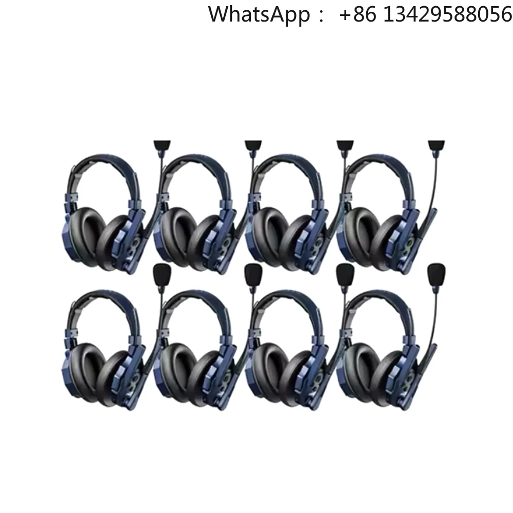 SYNCO Xtalk Master 2 XM8 2.4G Real-Time Full Duplex ENC Dual Ear Microphone Wireless Headset Intercom System