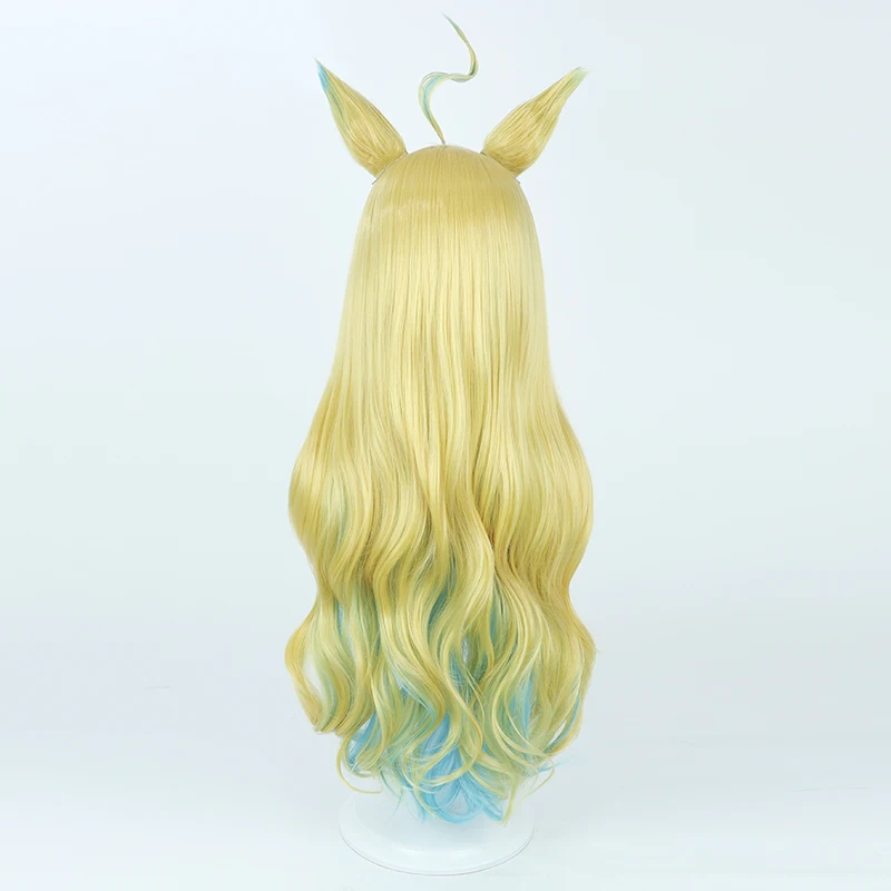 Peruka Cosplay Anime Pretty Derby Neo Universe Uszy Ogon Włókno Halloween Rekwizyt Imprezowy Włosy Syntetyczne Odporne na Ciepło