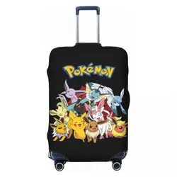 Custom Pokemon Pikachu Travel Luggage Cover Dust Proof Suitcase Cover Protector Fit 18-32 Inch