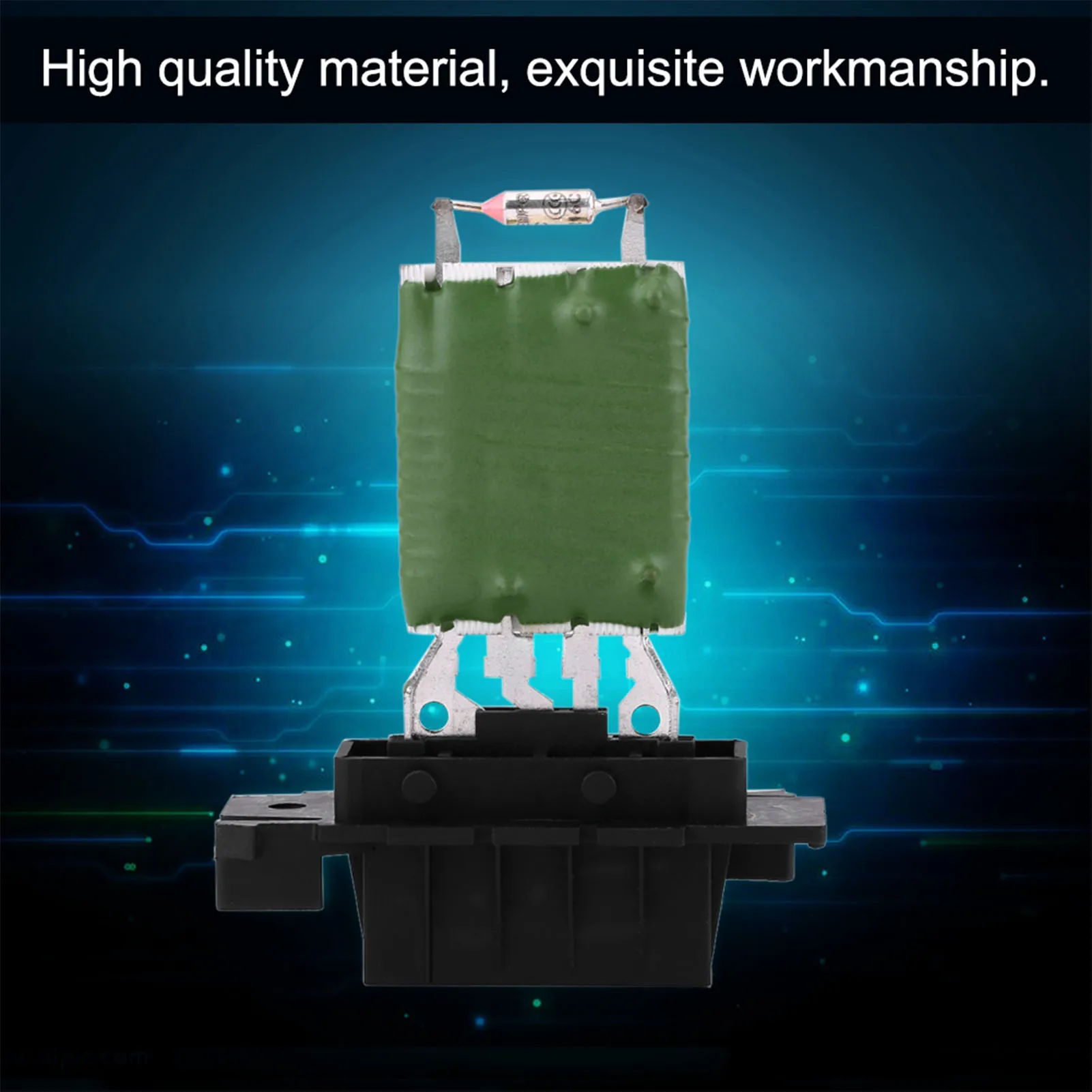 مقاوم مروحة منفاخ محرك السخان مع قابس إصلاح الأسلاك لشركة فيات غراندي بونتو كوبو الجديد #3