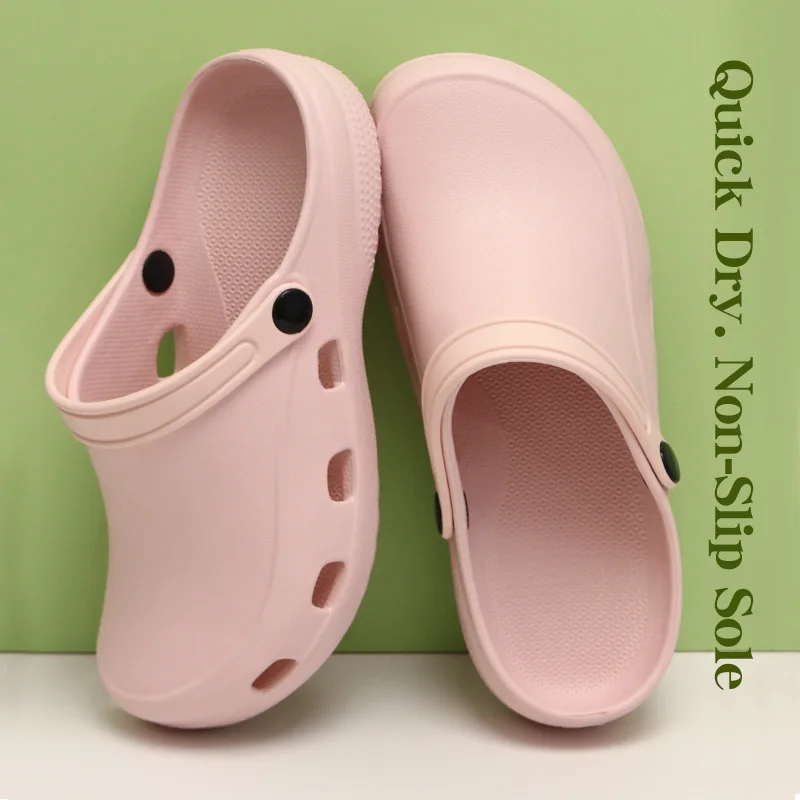 EVA Solid Colors Doctor Shoes for Women Men Anti-Slip Medical Nursing Footwear Hospital Scrub Clogs X03-03 view 3