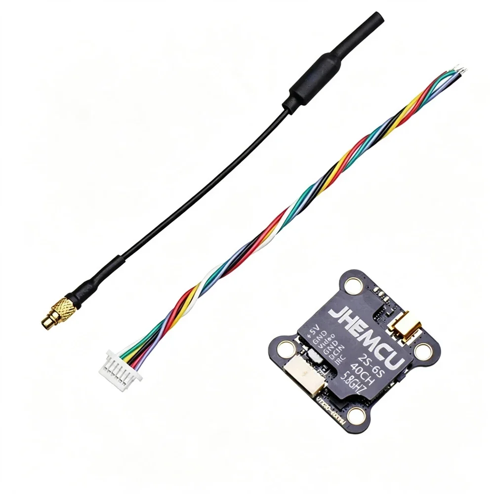 JHEMCU VTX20-600 5,8GHz 40CH VTX 25-600mW PitMode SmartAudio 7-26V Breiter Eingang 20x20 Montage FPV Racing Freestyle Drohnen-Quad-Teile – Detail 9