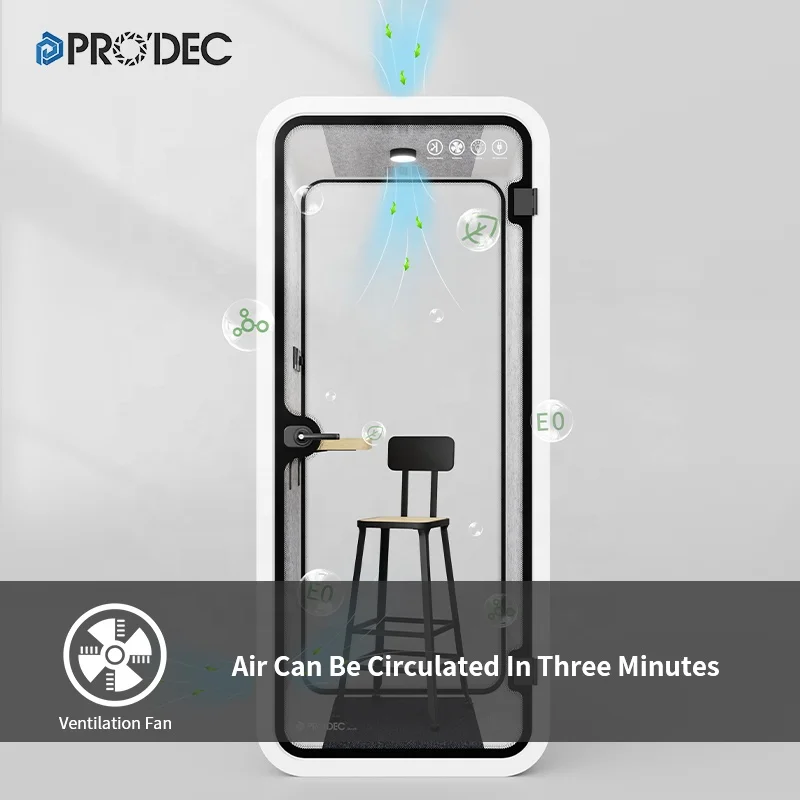 Portable Smoking Room Sound-proof Recording Booth Privacy Acoustic Office Booth Pod
