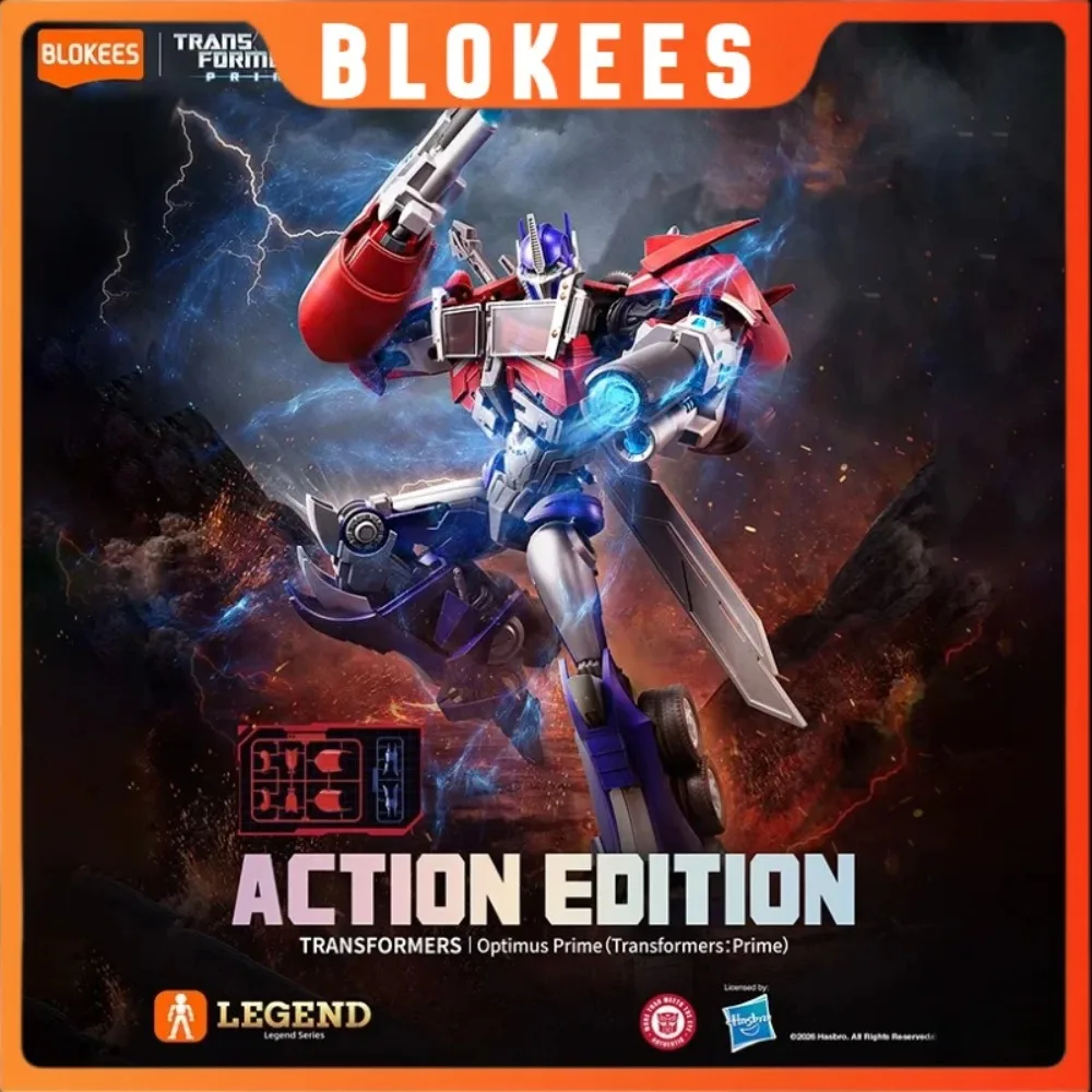 【Nouveau lancement】BLOKEES Transformers Action Edition 06 Figurine Optimus Prime Kit de figurine de collection Edition Légendaire