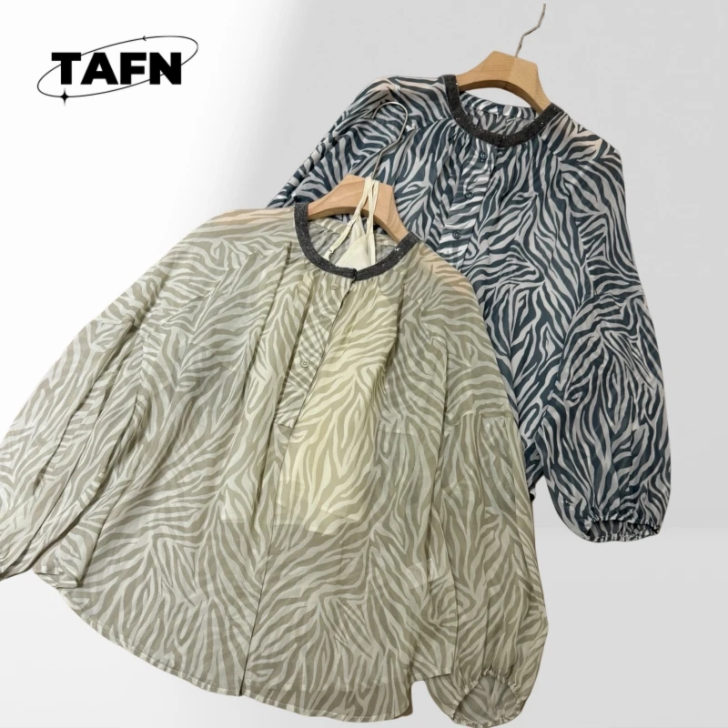 

Beautiful High Street Elegant Comfortable Simple Women's Solid Color Cotton Shirt Loose Fit Blouse Casual Loose Blouse AF2024