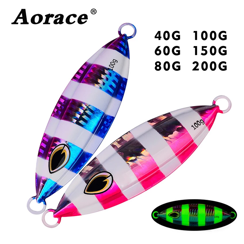 1PC Metal Jig Fishing Lure 40/60/80/100/150/200g Shore Casting Swimbait VIB Spoon Spinner Ocean Tackle Pesca Artificial Bait