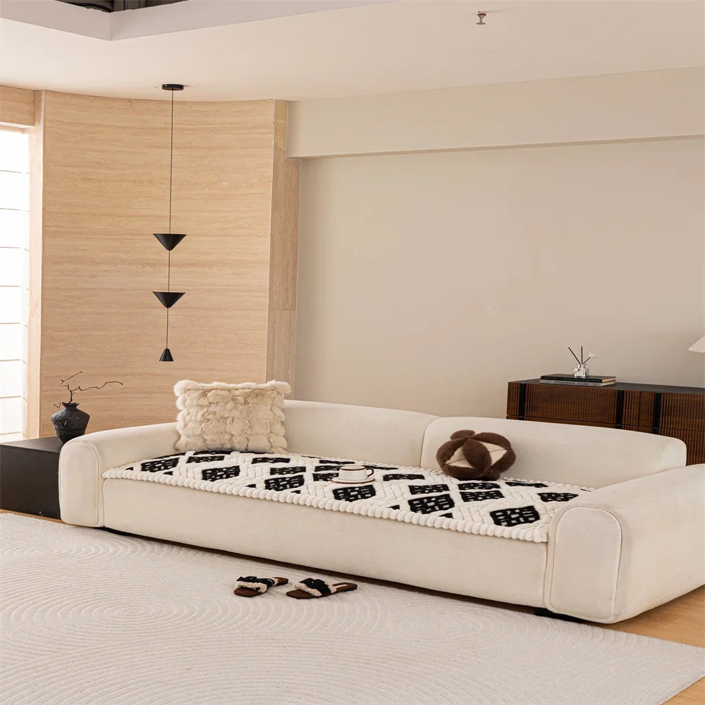 Sofa Cushion New Style Imitation Cotton and Linen All-season Anti-slip Cross-border Sofa Cover Full-cover Sofa Scarf