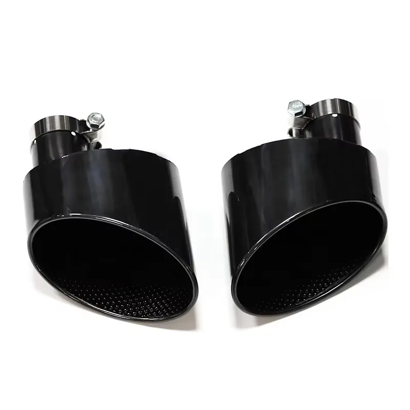 

1 Pair Exhaust Tip for A4 A5 A6 A7 Up To RS4 RS5 RS6 RS7 Muffler Tip Tailpipe for Stainless Steel Exhaust Pipe