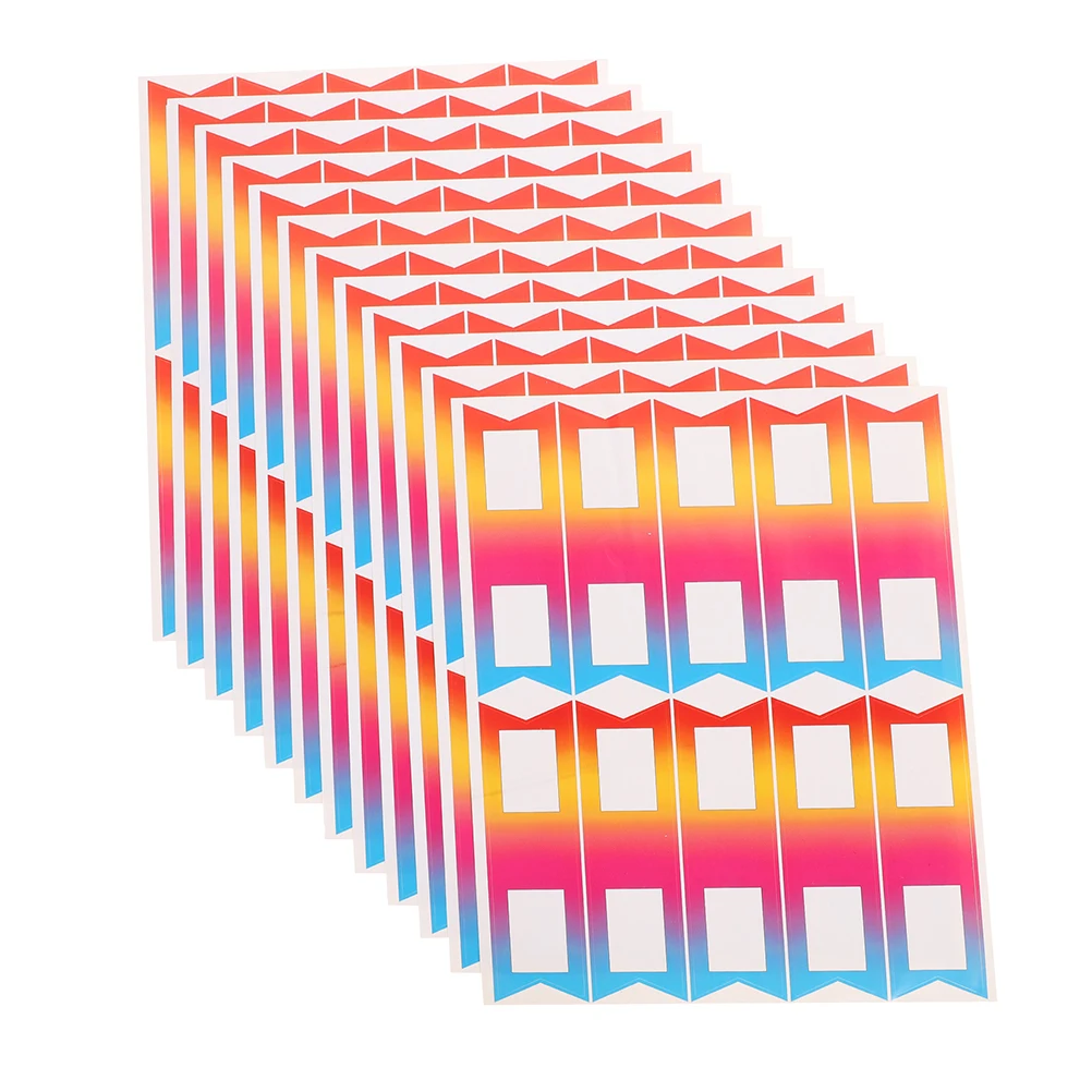

24 Sheet Stickers Pencil Label Blank Alphabet Index Car Maintenance Canning Jar Labels Child