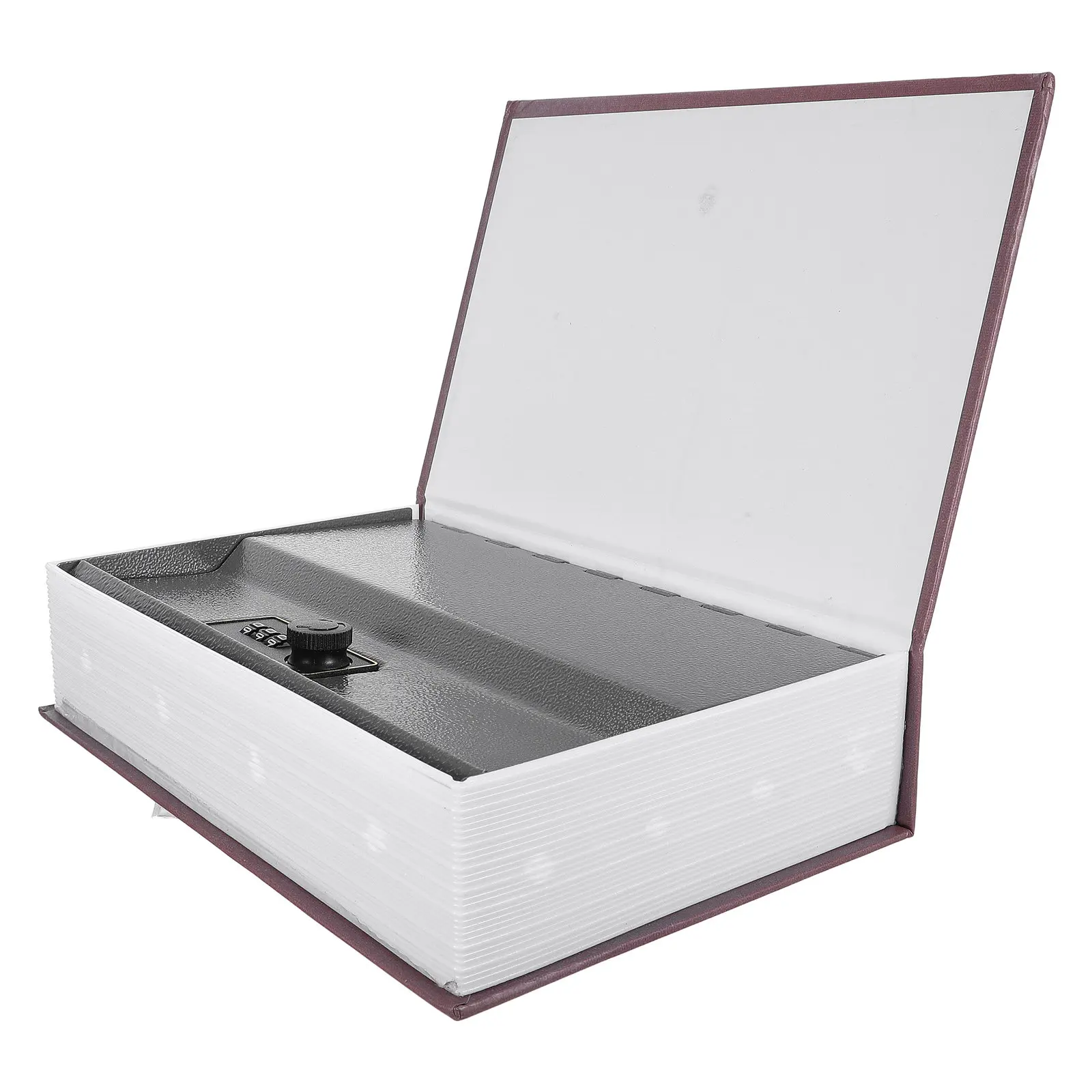 Password Book Safe Metal Hidden Lock Box Combination Lock Home Office Decorative Book Style Safe Fake Books Decor