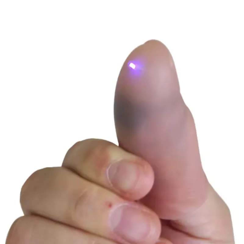 Thumb Tip Burning Paper Magic Tricks Close-Up Fire Maker Features Flashing Made of Plastic Professional Magician Prop Party Gams
