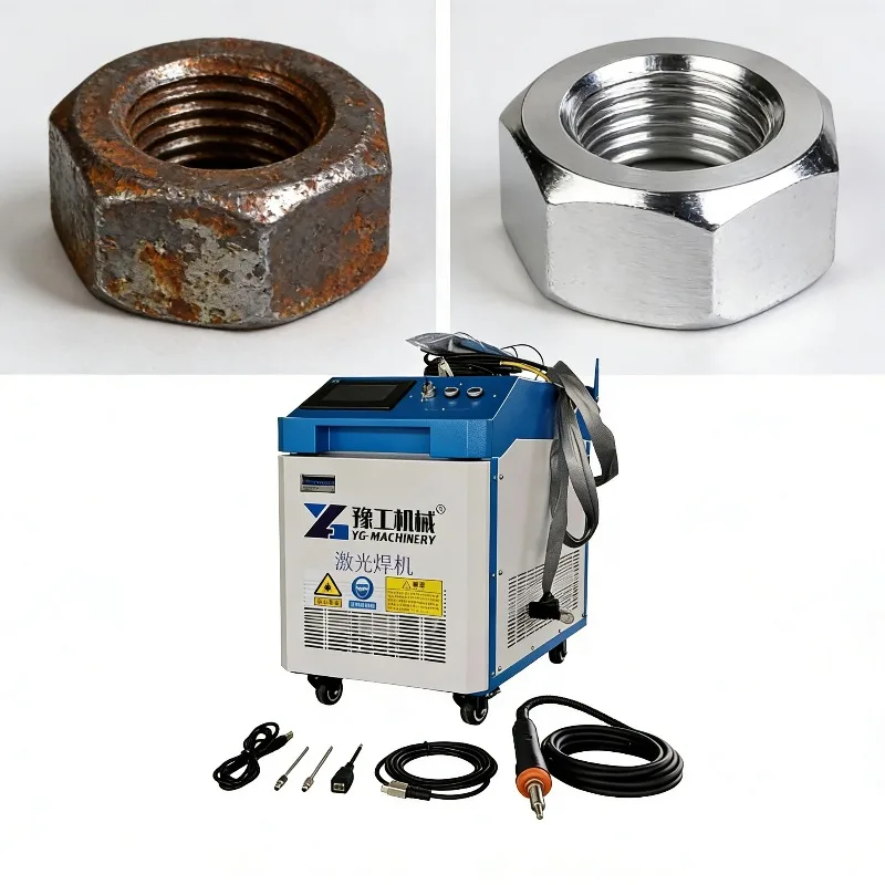 3-in-1 Fiber Laser Welding Cutting Cleaning Machine – Portable Handheld Laser System for Metal Fabrication, 1000W 1500W 2000W