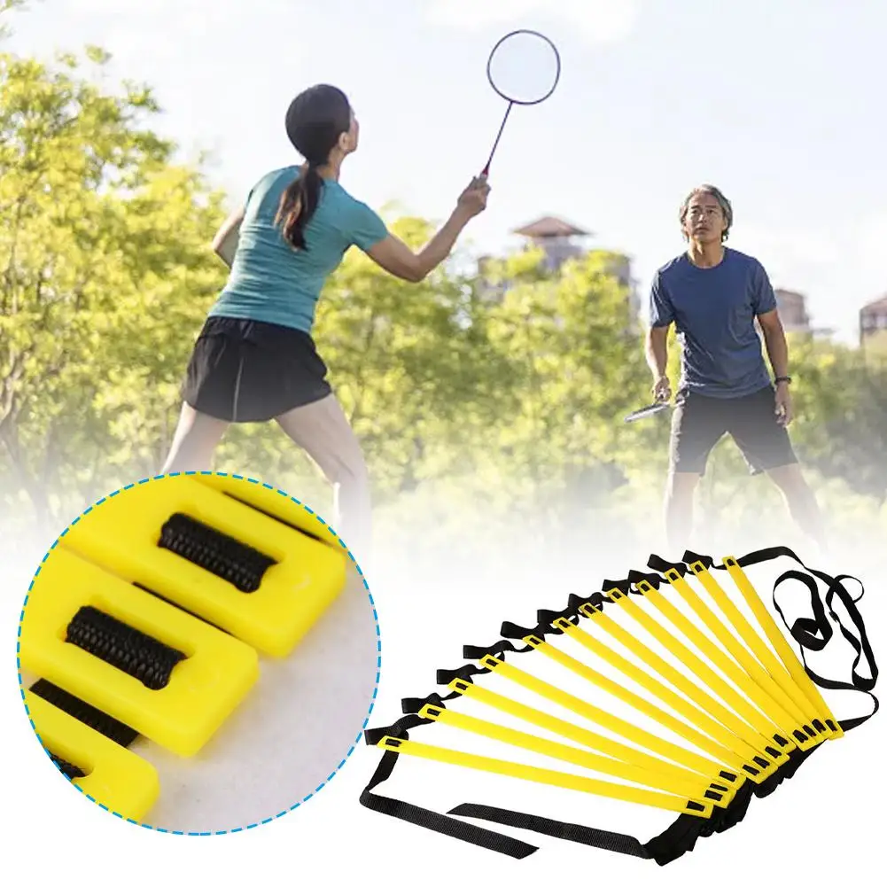 1PCS Agility Ladder Nylon Training Rope Football Obstacle Agility Speed Training Speed Football Change Supplies Footwork La H5M1