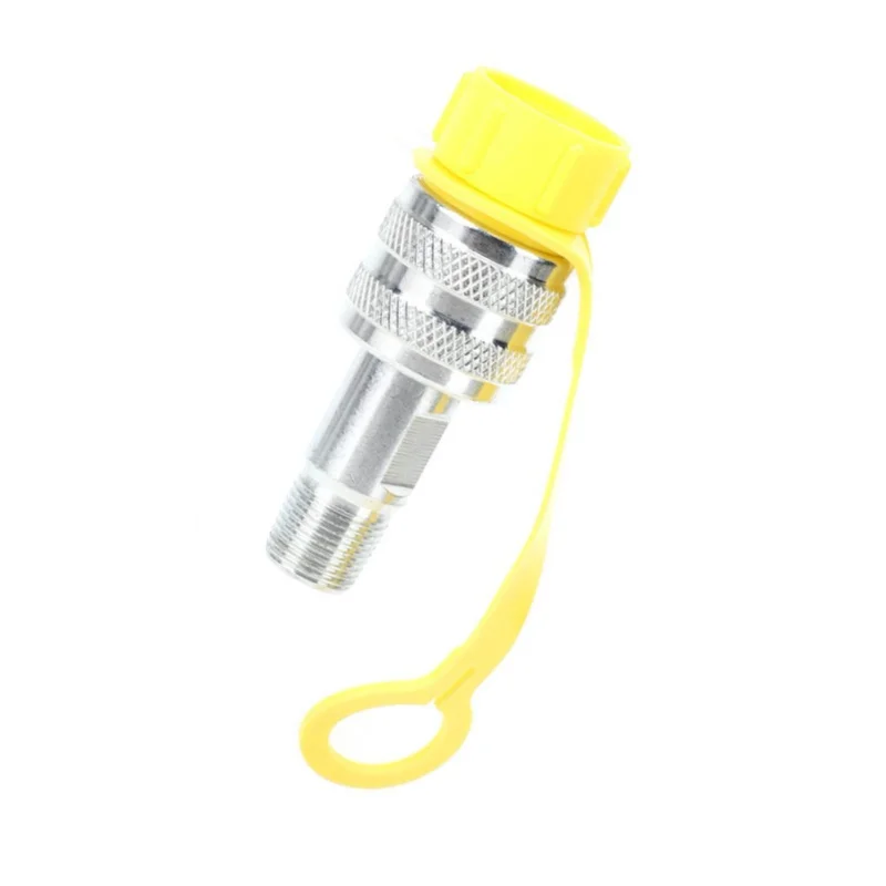 Hydraulic Coupling Set Zg3/8 Mechanical Oil Pipe Chrome Plated Steel Quick Disconnect Coupler