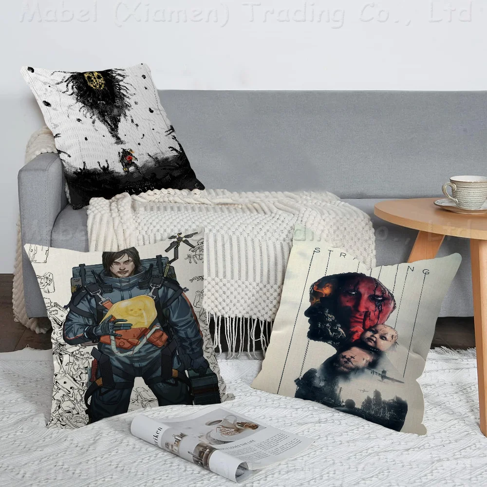 Game TV Death Stranding Personalized Pillow Cover Kids Bedroom Wild Party Decor Pillowcase Kid Birthday Shower Gift