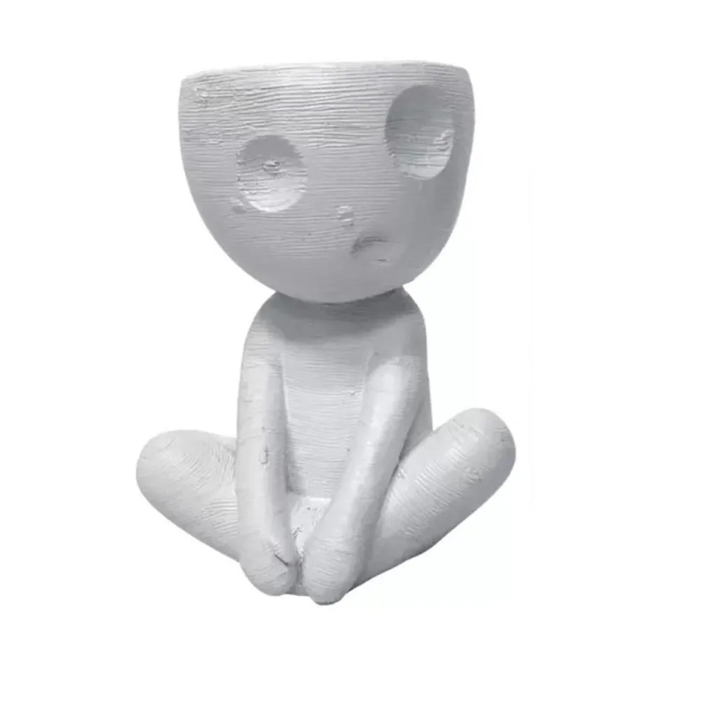 

Nordic Style Minimalist Flower Pot Creative Cute Vase Abstract Handicraft Hydroponic Flower Holder Dining Table