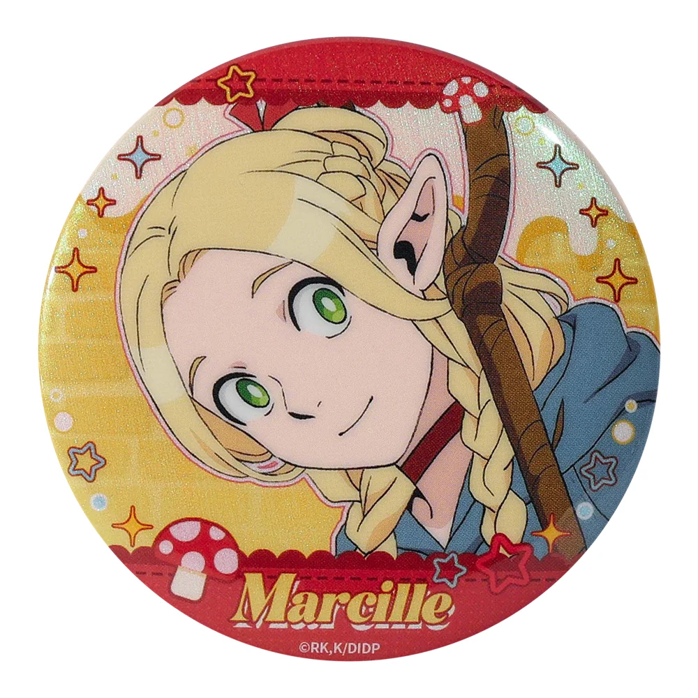 58mm Anime Delicious in Dungeon Meshi Laios Touden Falin Touden Dia Cosplay COSTUME Badge Pin SPTE Tinplate Brooch﻿ Prop Gilf