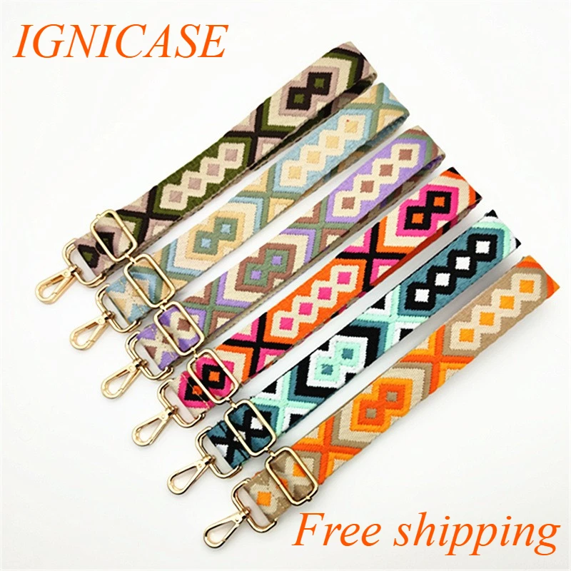 IGNICASE New Fashion Shoulder Strap Bag Accessories Shoulder Bag Strap Oblique Span Adjustable Replacement Long Shoulder Strap