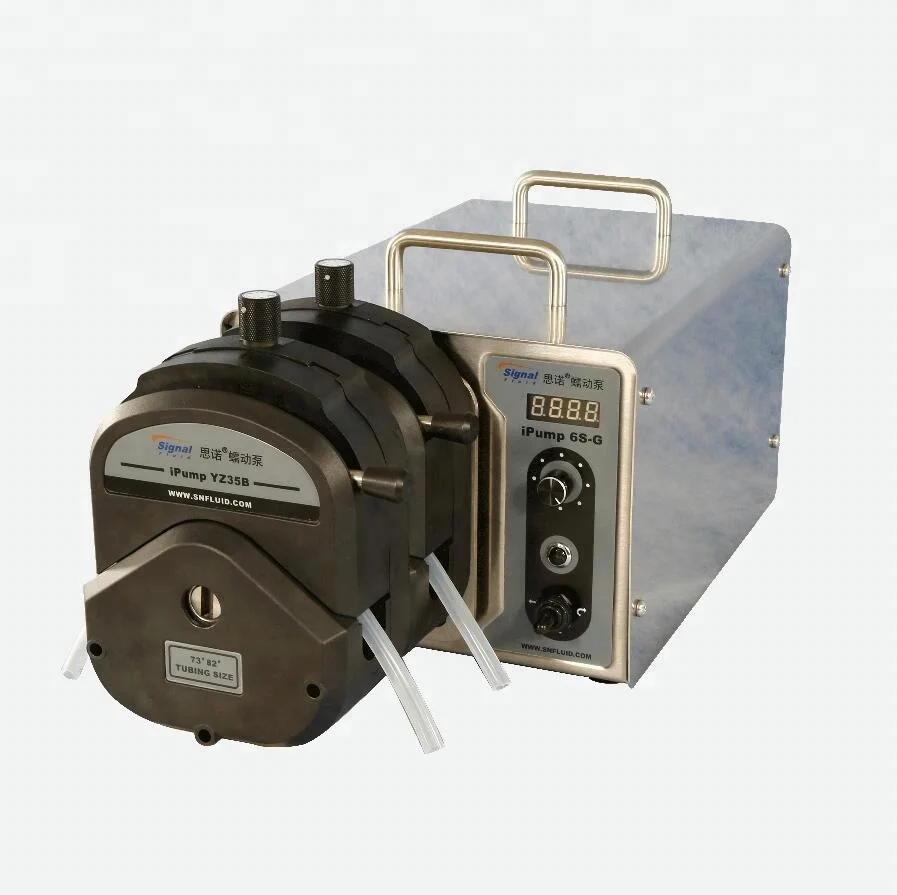 

High Flow Rate DC Brushless Motor Industrial Foot Switch Large Torch SS 304 Peristaltic Pump