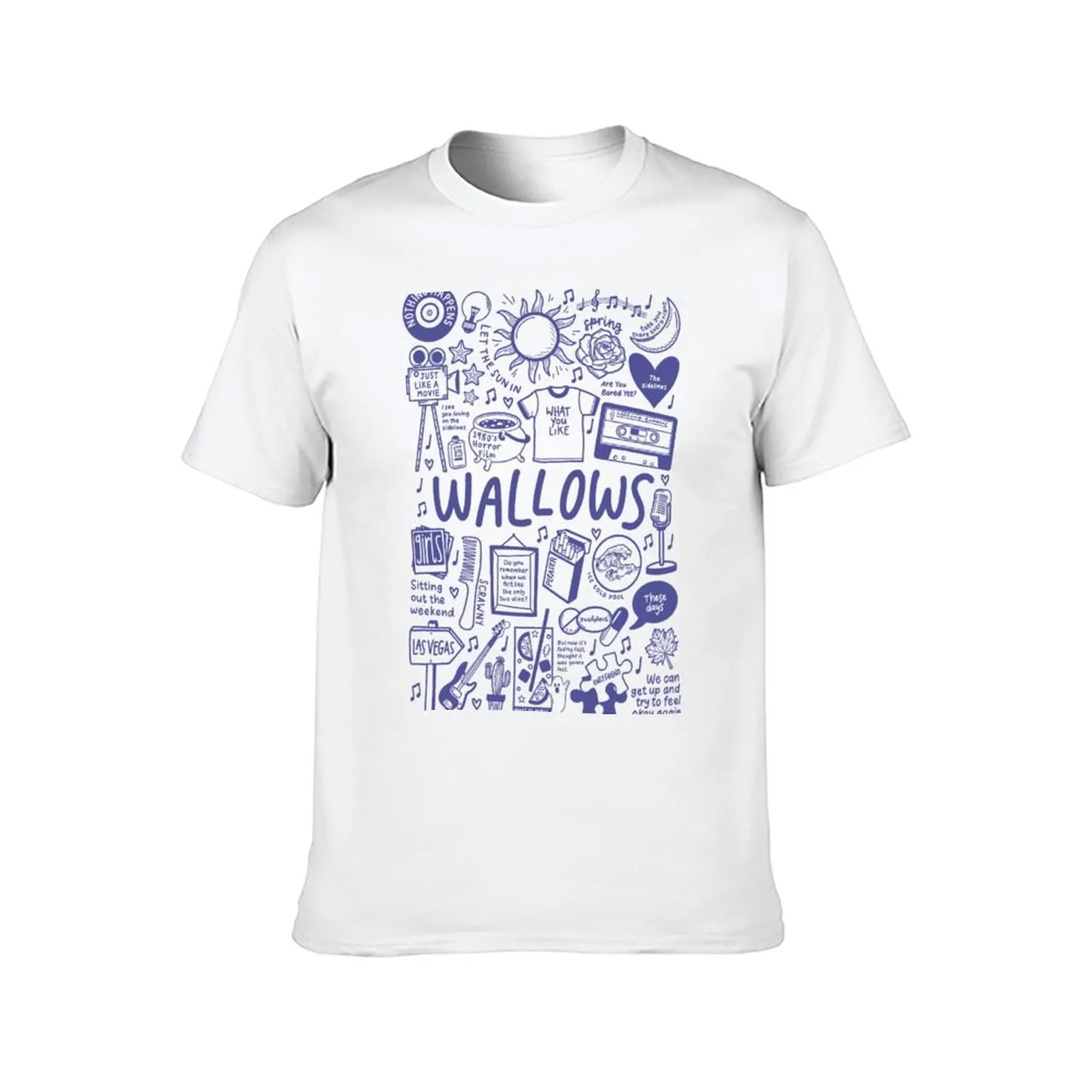 Wallows Album T-Shirt essential t shirt Louboutins korean fashion oversized graphic tee funny t shirts men