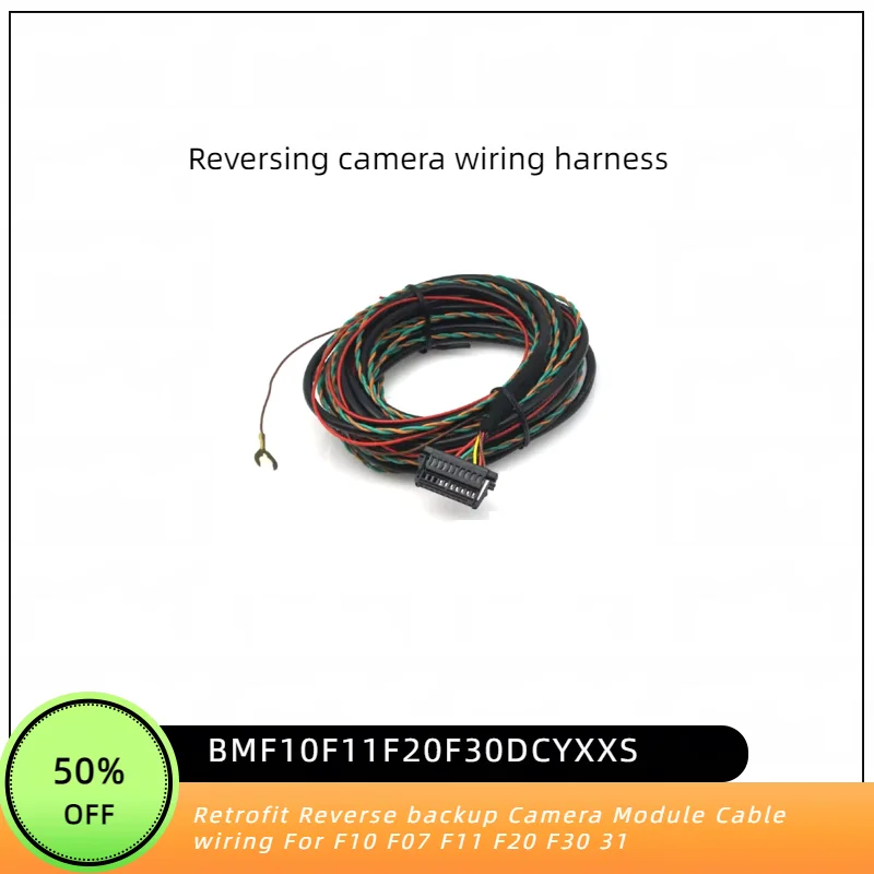 Retrofit Reverse backup Camera Module Cable wiring For BMW F10 F07 F11 F20 F30 31