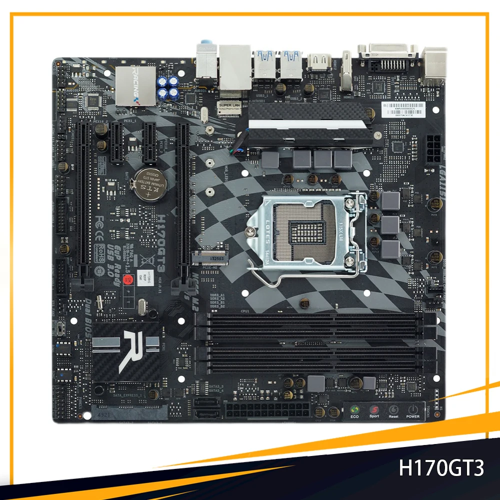 

H170GT3 для Biostar H170 LGA 1151 DDR4 USB 3,0 USB 2,0 материнская плата Micro ATX