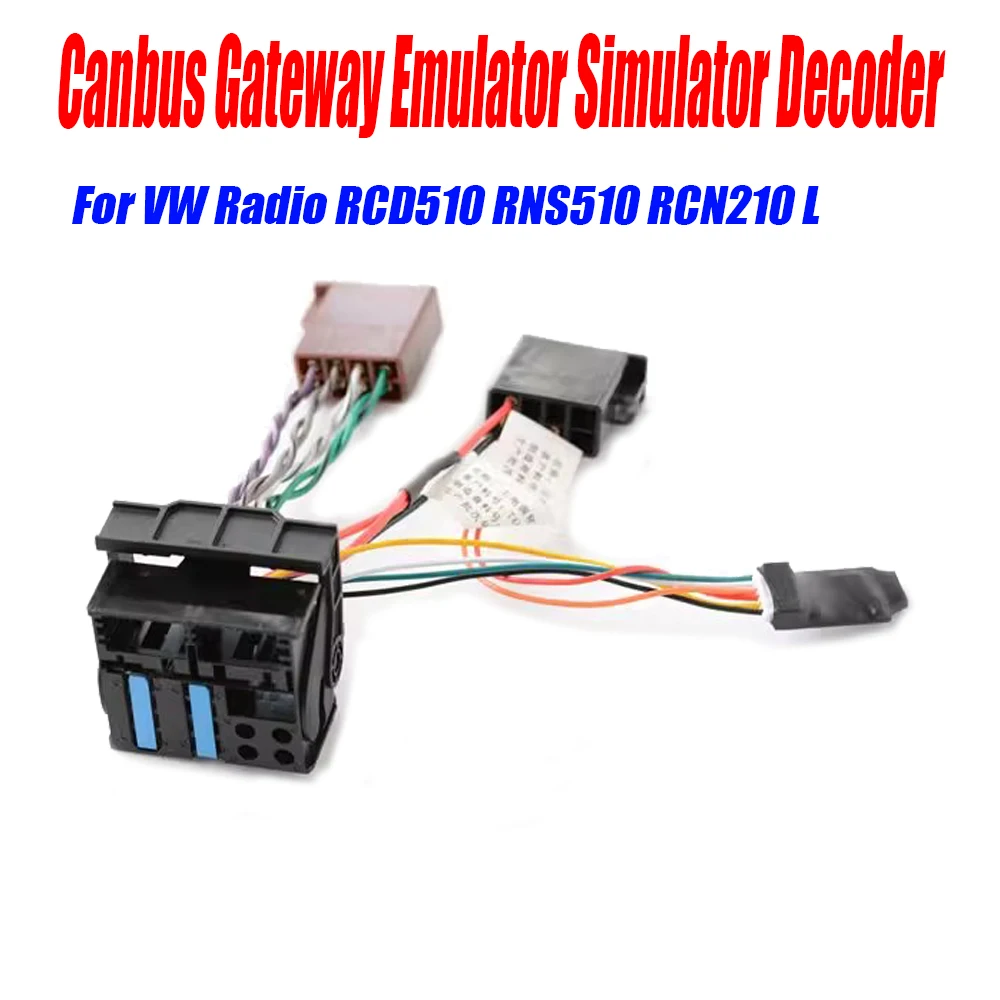 

Canbus Gateway Emulator Simulator Decoder Adaptor For VW Radio RCD510 RNS510 RCN210 L