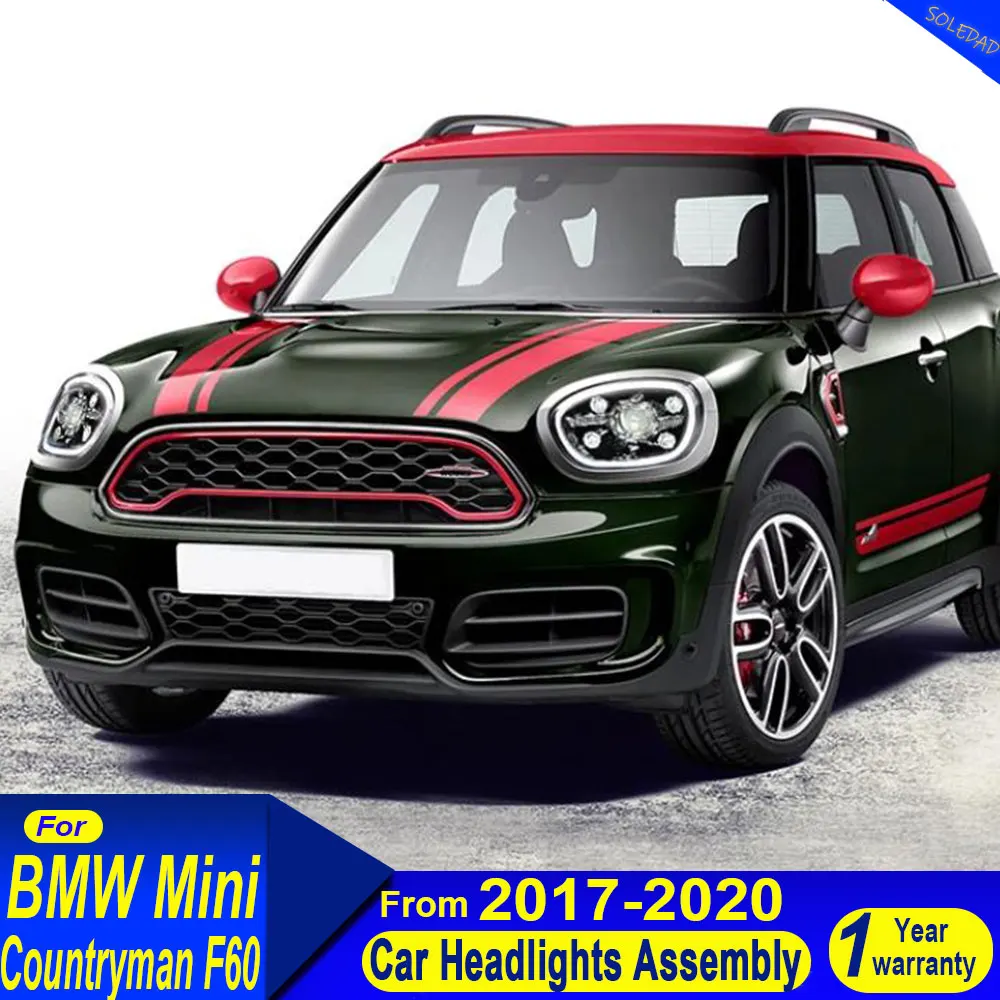 

Car Headlights For BMW Mini F60 2017 2018 2019 2020 full LED New Style Headlamp Assembly Upgrade Projector Lens Accessories