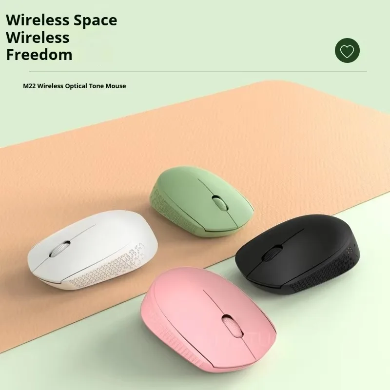 M22 Wireless Optical Mouse – Sleek Business Design with Smart Sleep and Multi-Color Choices