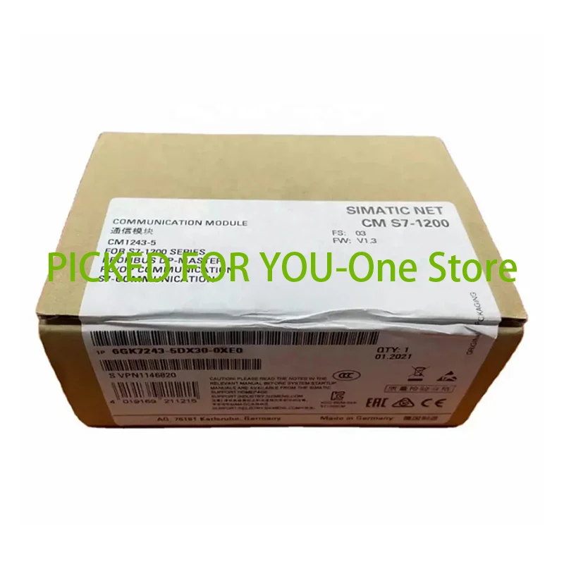 Original Brand New  6GK7243-5DX30-0XE0 6GK7 243-5DX30-0XE0 SIMATIC S7-1200 PLC Controller.