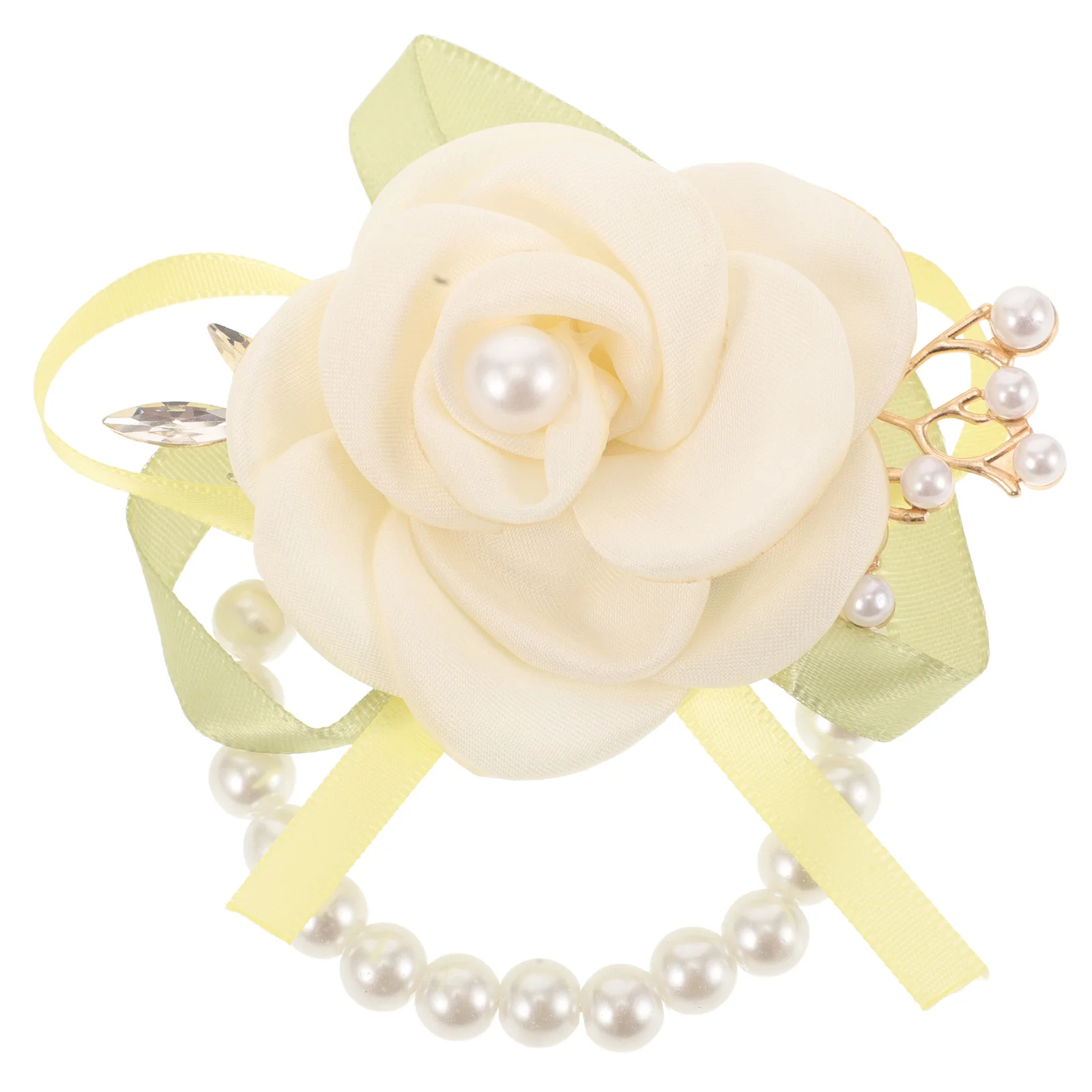 

Wrist Flower Bracelet Wedding Bride Fake Wristlet Bridesmaid Flowers Bridal Supplies Corsage Wrist Band Floral Wristlet Necklace