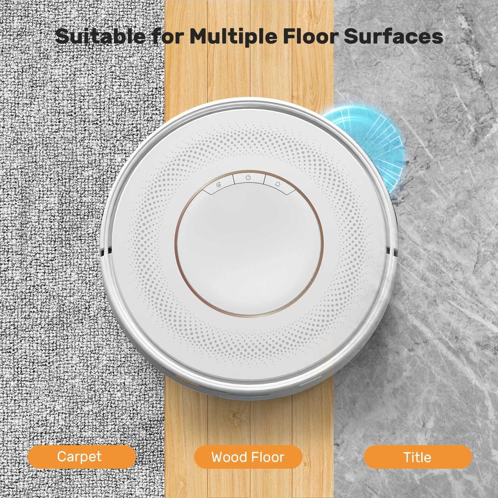 

Intelligent Sweeping Mopping Robot with App Control Robot Vacuum Cleaner with Self-emptying Dustbin