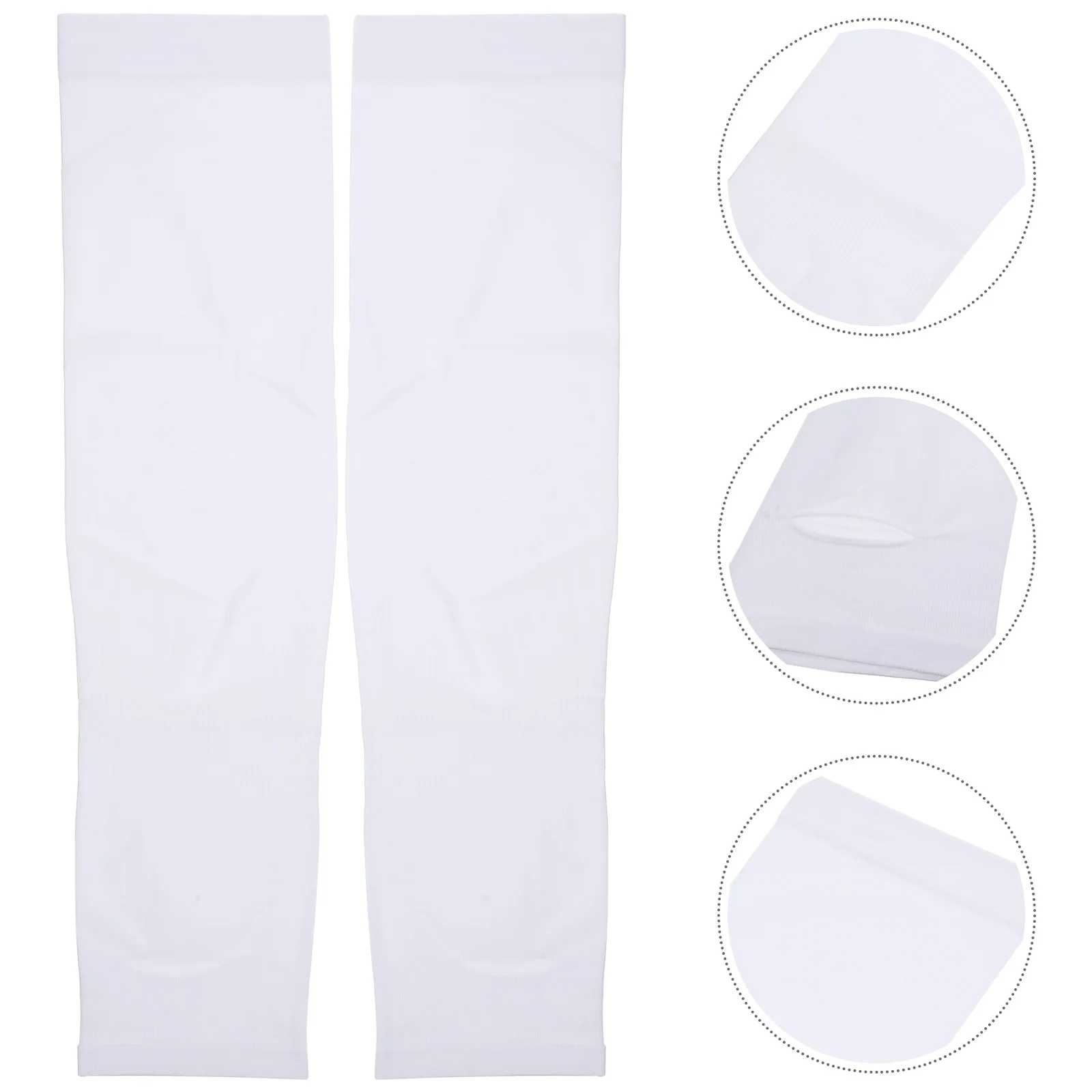 

1 Pair Summer Arm Sleeves Uv Protection Reusable Sweat Absorbing Breathable Sport Driving Gardening Elastic Arm Protectors For