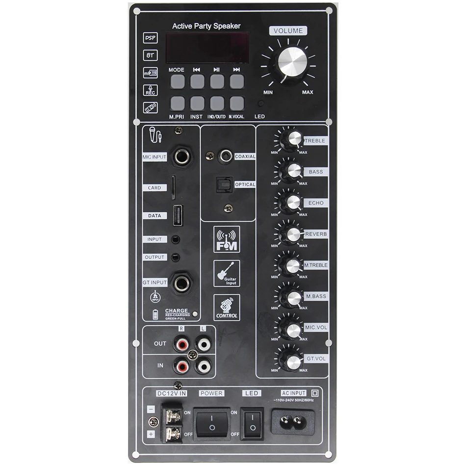 2025 hot sale 200W Home Audio Power Amplifier with Display for Sound Equipment and Speakers