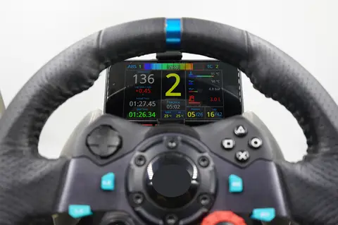 SIMPUSH Universell Justerbar Telefonhållare Monteringsstativ Kompatibel med Logitech G29 G923 G920 Bas - Robust Klämma, Enkel Installering 8 best sales Logitech G29-stativ - №1