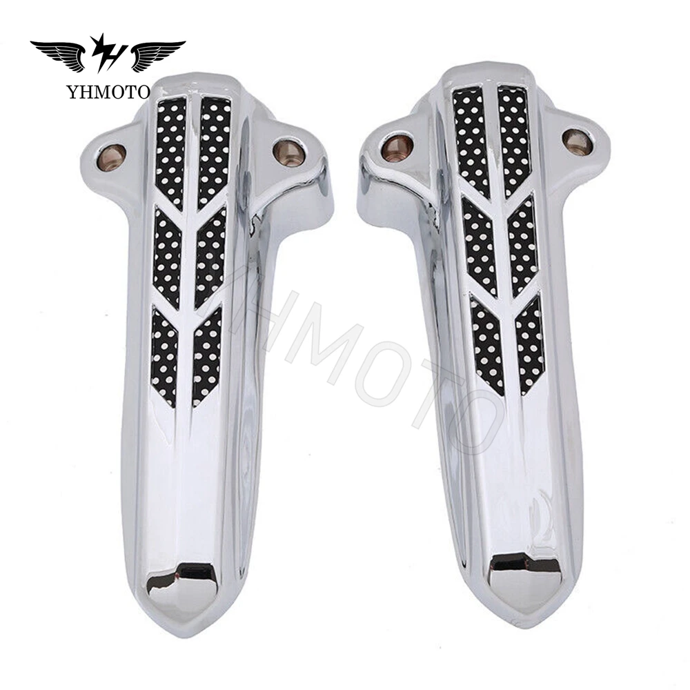 FLHT FLHX  FLHR 2014 Later Motorcycle Front Upper Fork Slider Accents Lower Leg Cover Shield Protector