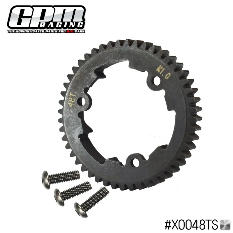 GPM Steel Spur Gear 48T For TRAXXAS XO-01 Maxx W/WideMaxx XRT X-Maxx  E-Revo