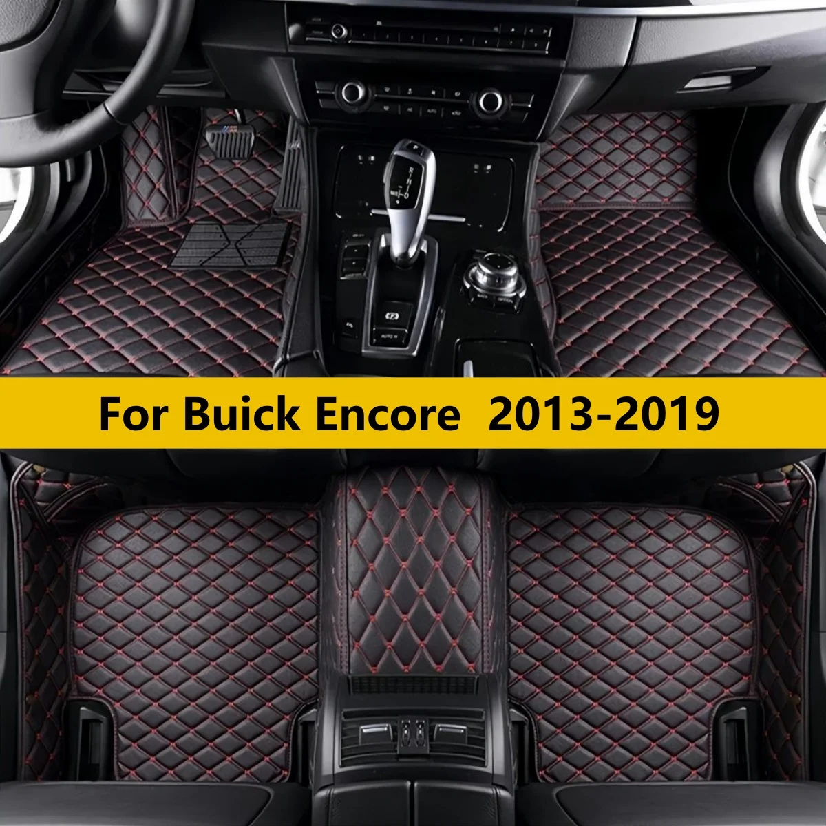 

Коврики для автомобиля из натуральной кожи на заказ для Buick Encore 2013-2019, водонепроницаемые, Tapetes Para Carro
