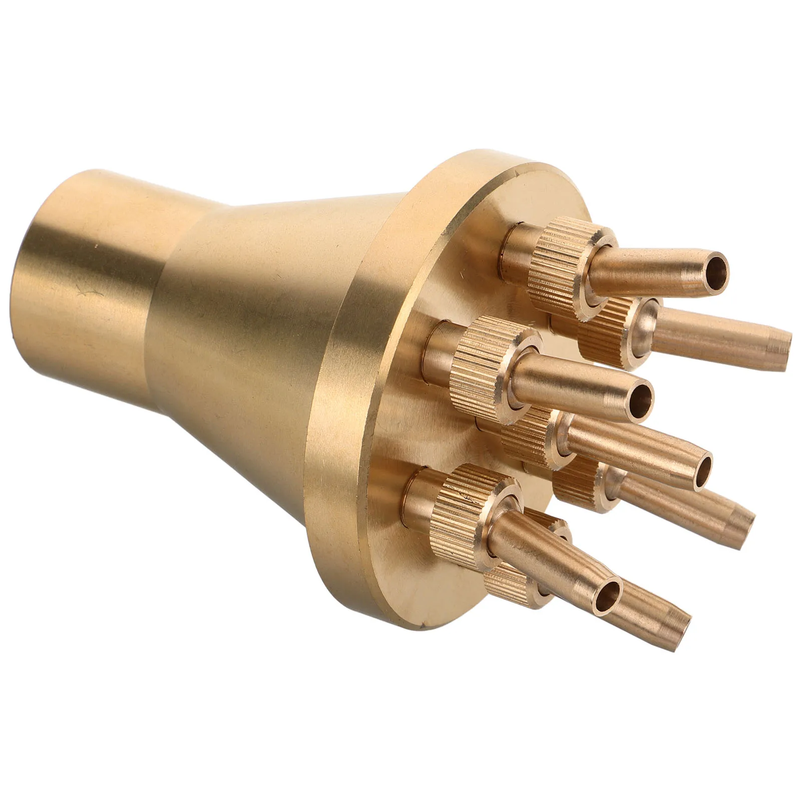 

Multihead Water Fountain Nozzle Golden Round Premium Design Garden Yard Pond Spraying Head