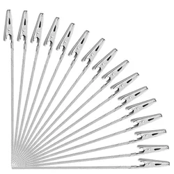 10-50pcs Clip a coccodrillo Non isolate In metallo Test elettrico morsetti a Clip a coccodrillo Clip a coccodrillo fune metallica In Clip a coccodrillo nuovo