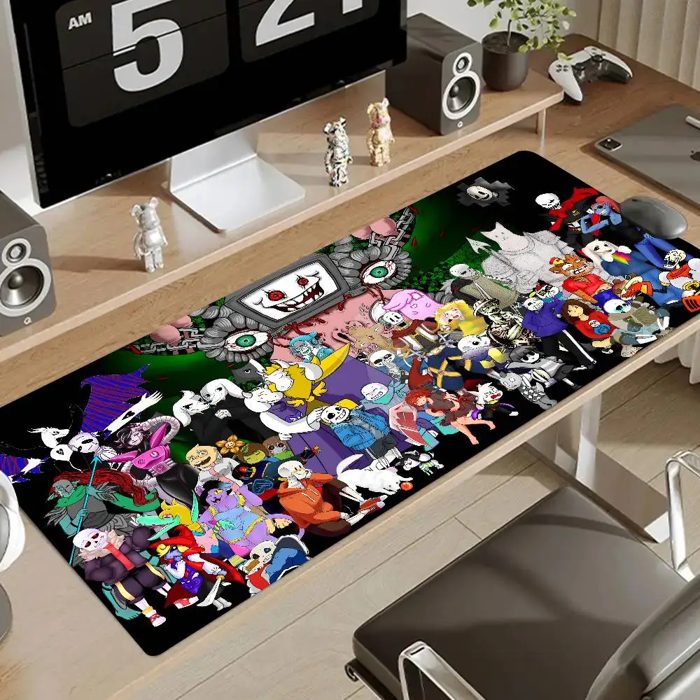 لوحة ماوس Undertale GAME مضادة للانزلاق مناسبة للكمبيوتر المكتبي والرياضات الإلكترونية ولوحة المفاتيح XXL