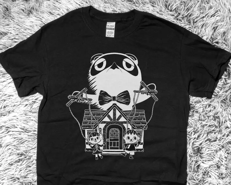 T-Shirt of Tom Nook as Puppeteer