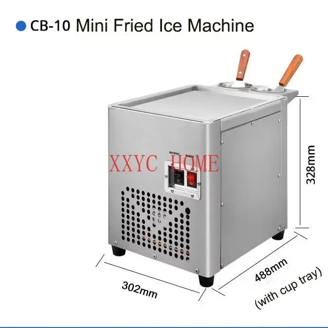 Commercial Yogurt Machine Small Bar Ice Fried Ice Cream Roll Machine Equipment