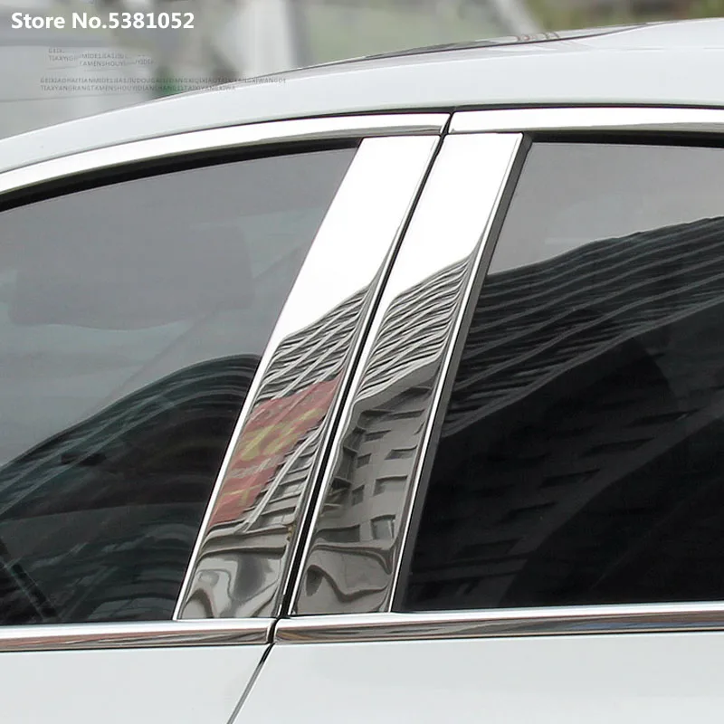 

For Toyota Corolla Cross 2021 2022 2023 Stainless Steel Window B-pillars Center Pillar Cover Trim Protection Sticker