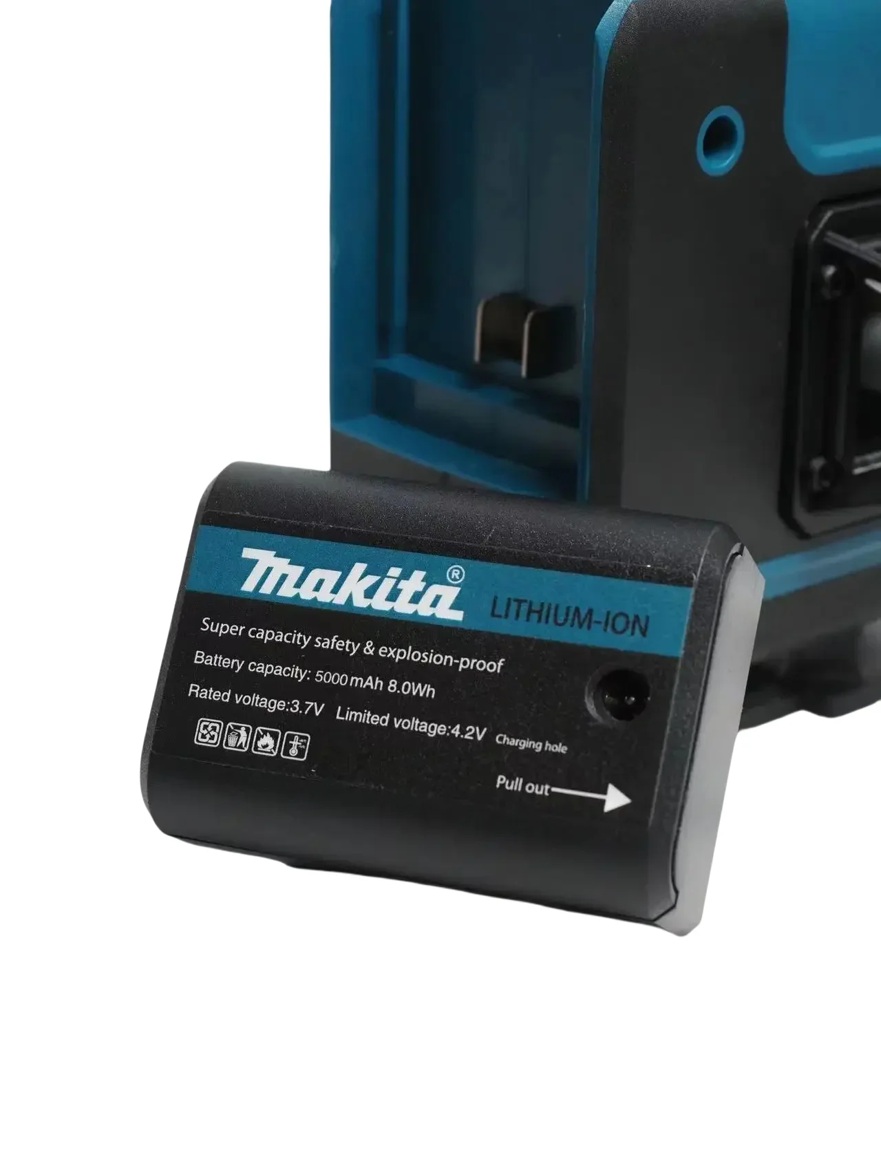 Niveau laser vert Makita au lithium, niveau 4D, 16 lignes