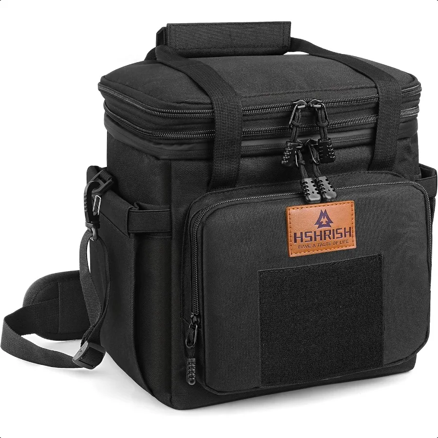

HSHRISH Tactical Lunch Box Large Expandable Insulated Lunch Bag Durable Waterproof Leakproof Cooler Bag for Adults Men Women Wo