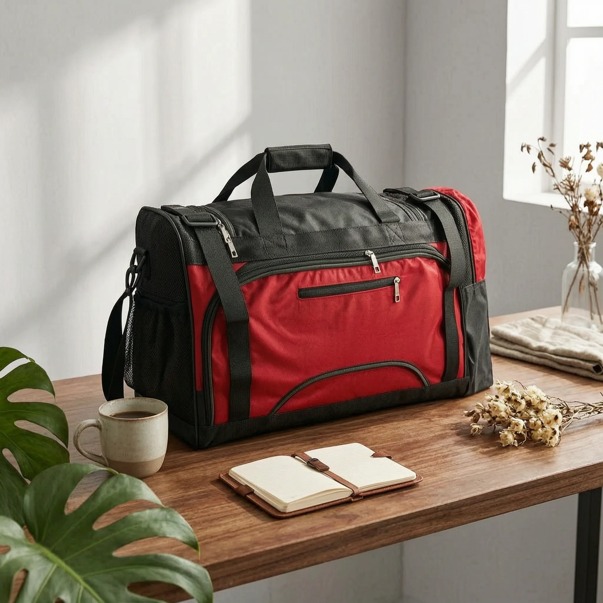 Taekwondo Gear Bag Sturdy Combat Arts Equipment Bag Combat Arts Duffel No-Logo Organized for Athletes, Tournaments, Gym
