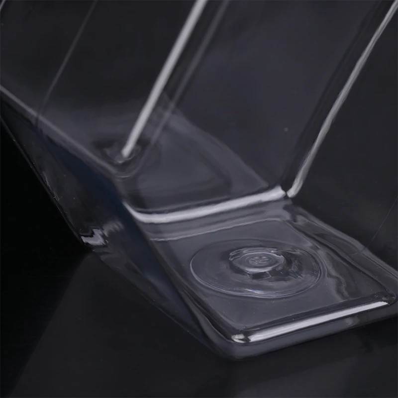 Portable Transparent Hexagonal Candy Cookie Jar Plastic Packaging Jars Sealed With Lid Food Storage Container Kitchen Supplies